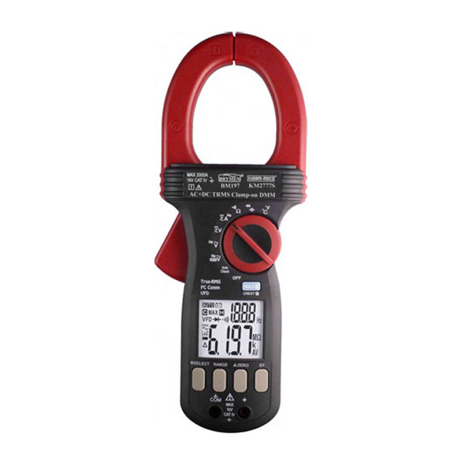Kusum-Meco KM 2778 AC / DC TRMS Clamp-On Multimeter