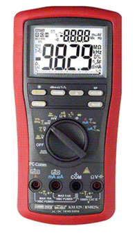 Kusum-Meco KM 829 AC + DC TRUE RMS Digital Multimeter with PC Interface