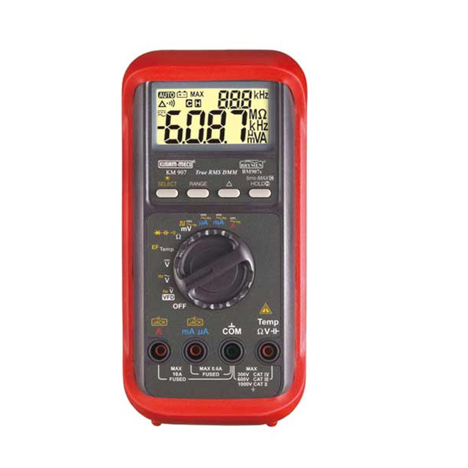Kusum-Meco KM 907 6,000 Counts Dual Display TRMS Digital Multimeter With VFD Feature