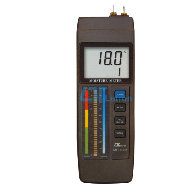 LUTRON MS 7003 Moisture Meter All in one, bar graph LED + LCD 