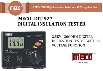 MECO DIT 927 Digital Insulatin Tester