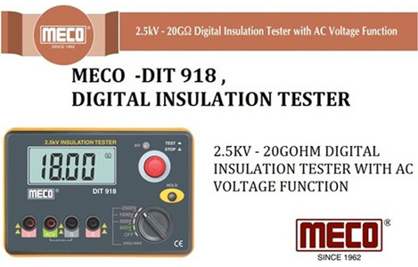 Meco DIT918 Digital Insulation Tester