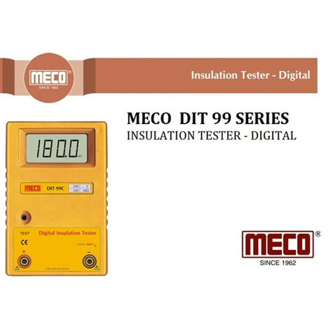 Meco Dit 99 Series, Insulation Tester