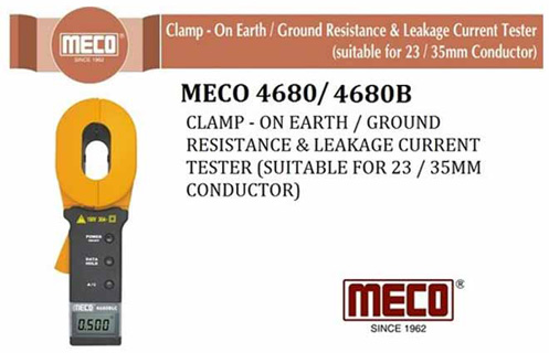 MECO 4680 & 4680B, Earth Clamp Meter